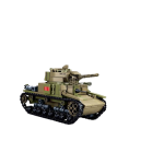 Italian M14-41 Tank / Semovente M41 (WWII) 2-in-1 Set M38-B0711 - Sluban