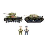 Italian M14-41 Tank / Semovente M41 (WWII) 2-in-1 Set M38-B0711 - Sluban