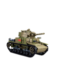 Italian M14-41 Tank / Semovente M41 (WWII) 2-in-1 Set M38-B0711 - Sluban