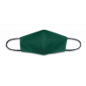 Mascarilla Verde Liso. Mediano.