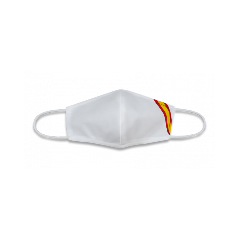 Masque de drapeau blanc. Douleur moyenne.