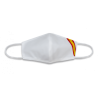 Mascarilla Blanca Bandera. Mediano.