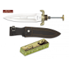 Cuchillo. Total: 37 cm. Con Funda