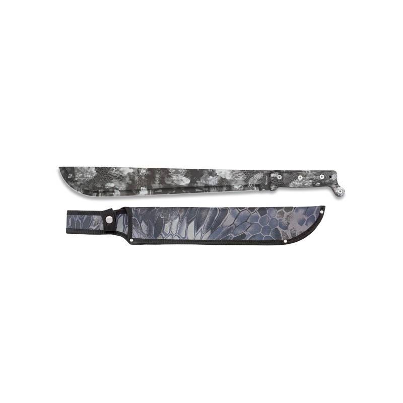 Machete albainox preto Python camo. 40