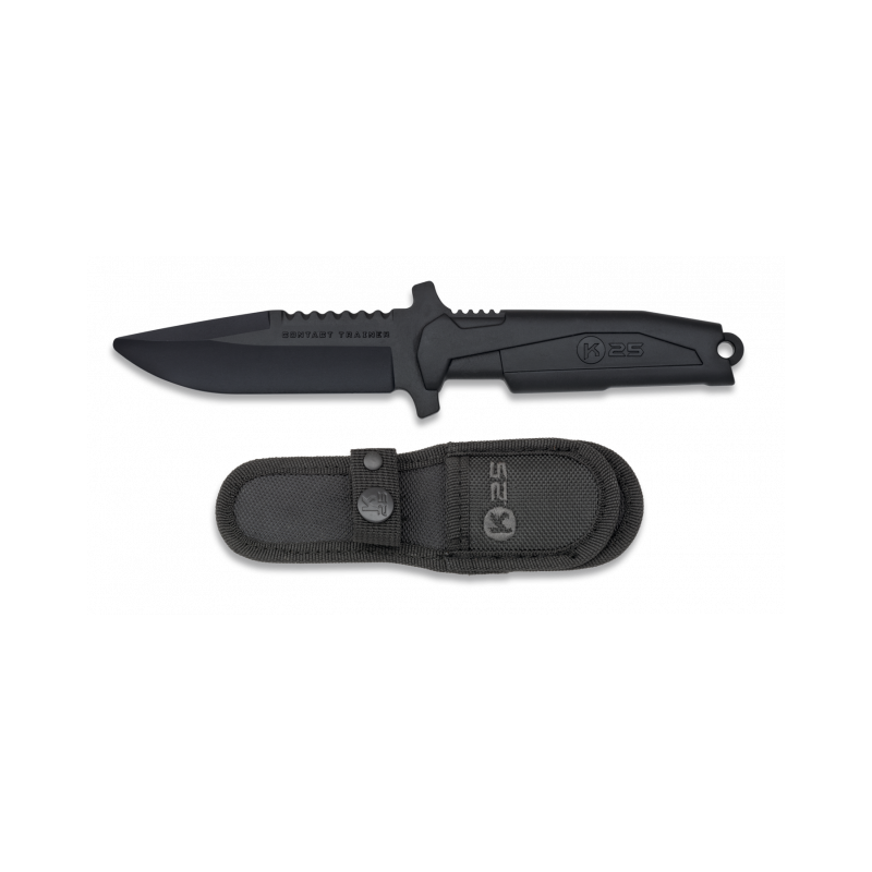 K25 black training knife