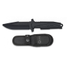Cuchillo entrenamiento K25 negro.
