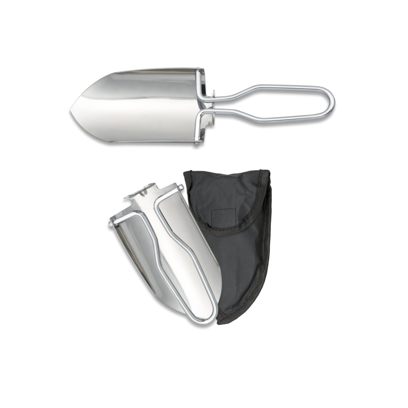 Pelle pliante en acier Albainox. 23 cm