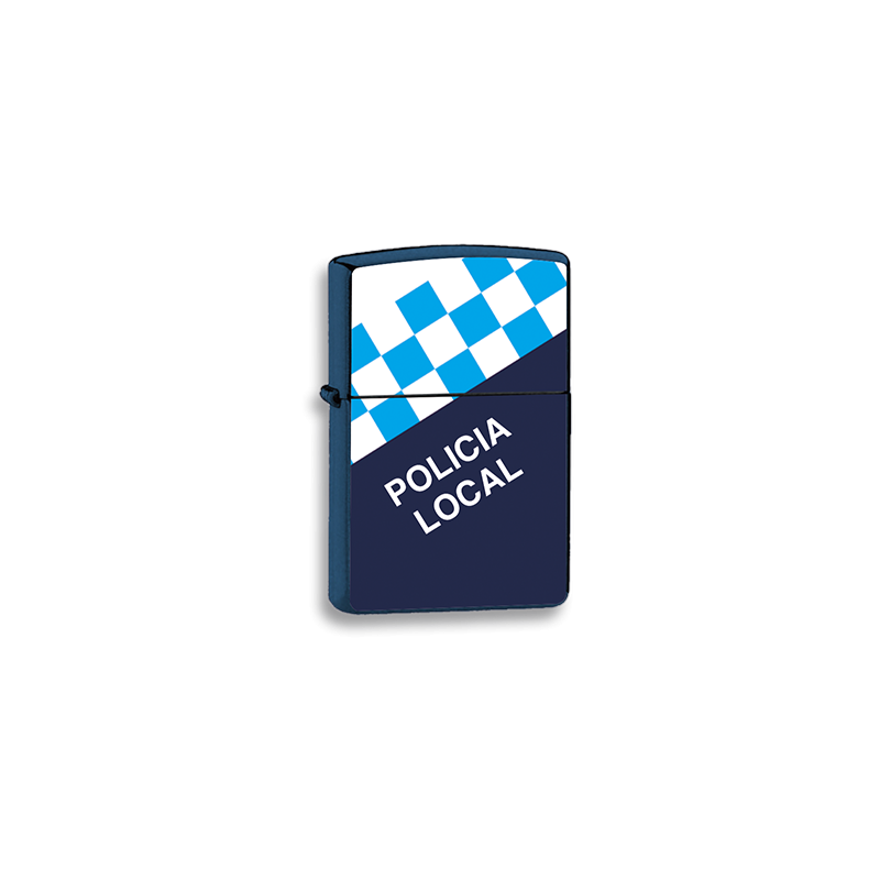 Blue lighter (empty) Policia Local SP