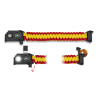 Brazalete paracord/ brújula/silbato/LED