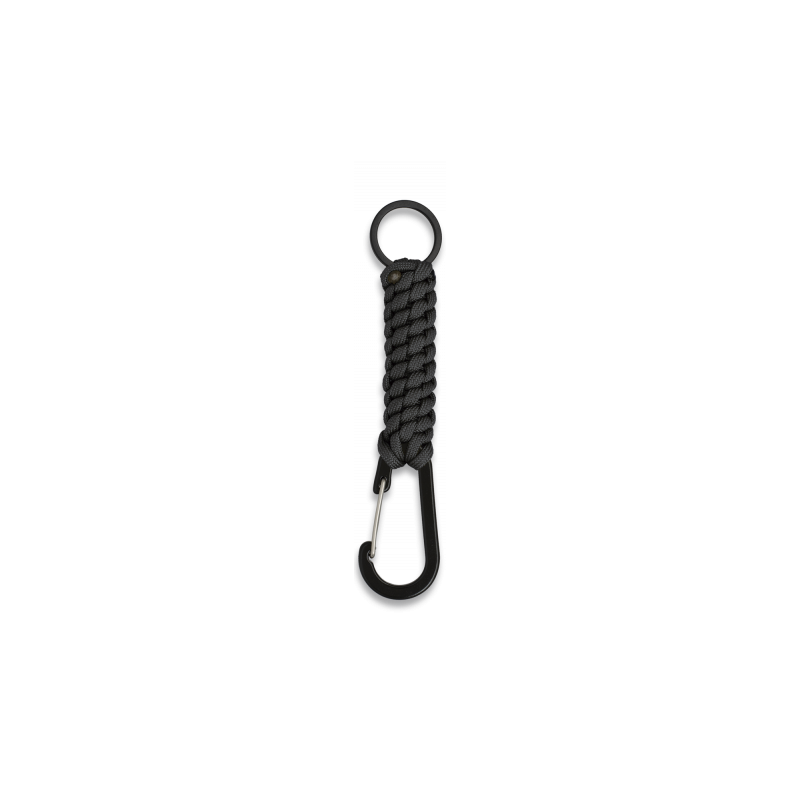 Carabiner with paracord and ring