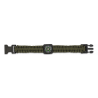 Pulsera paracord Verde con brújula