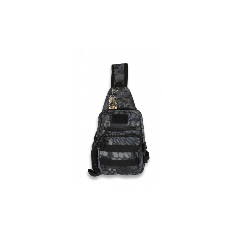 Shoulder bag BARBARIC Black Phyton 3 l