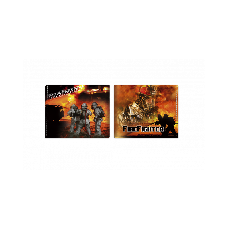 Portefeuille imprimé pompier