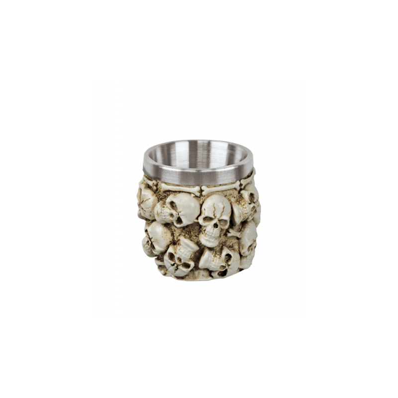 Vaso decoración calaveras 6 cm