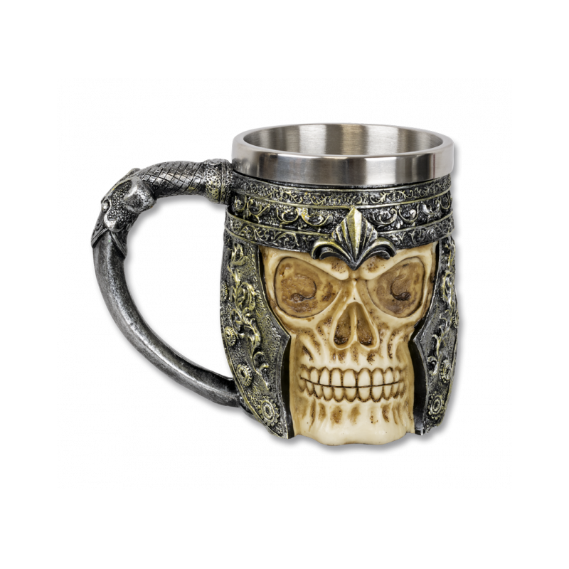 Jarra decoración calavera 12 cm