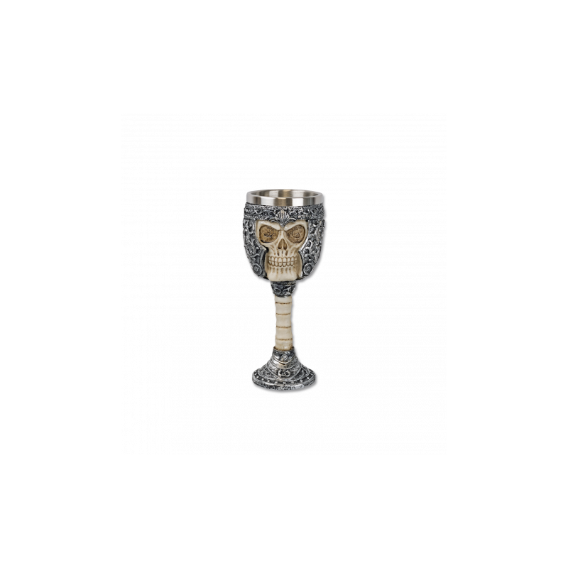Decoration cup Skull 19 cm