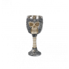 Copa decoración calavera 19 cm