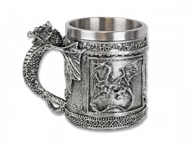 Jar decoration DRAGON 12 cm