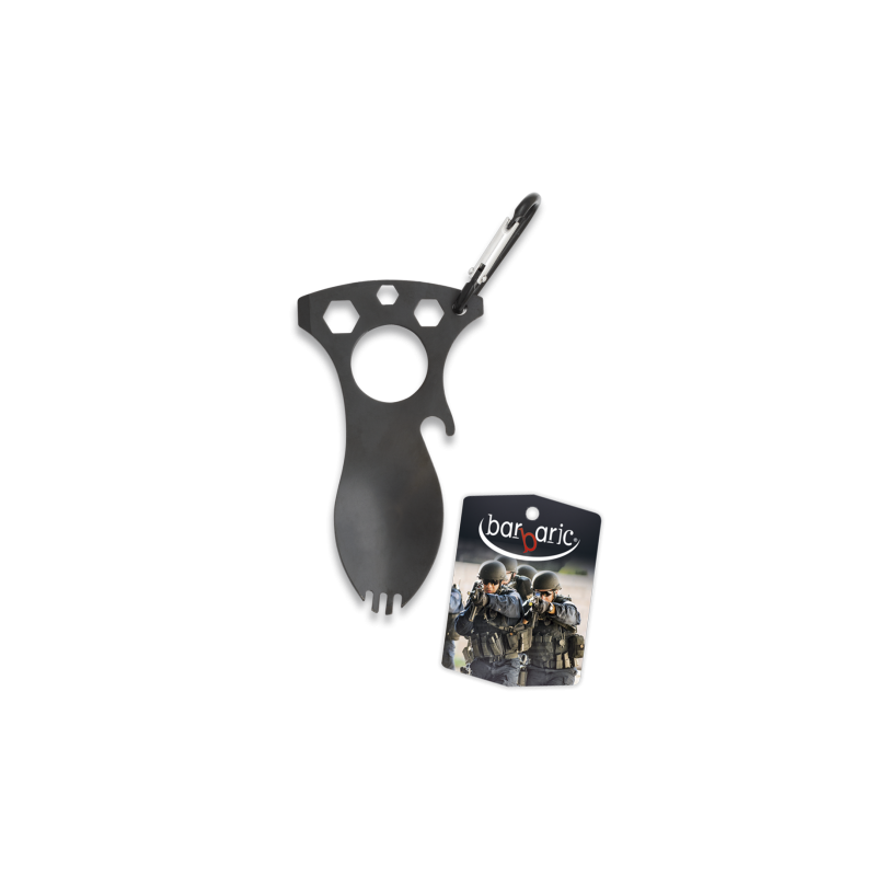 Multi-tool with carabiner BLACK
