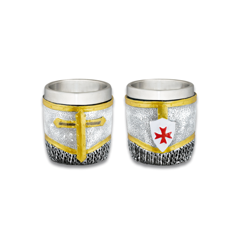 Templar Chainmail Resina Shot Glass