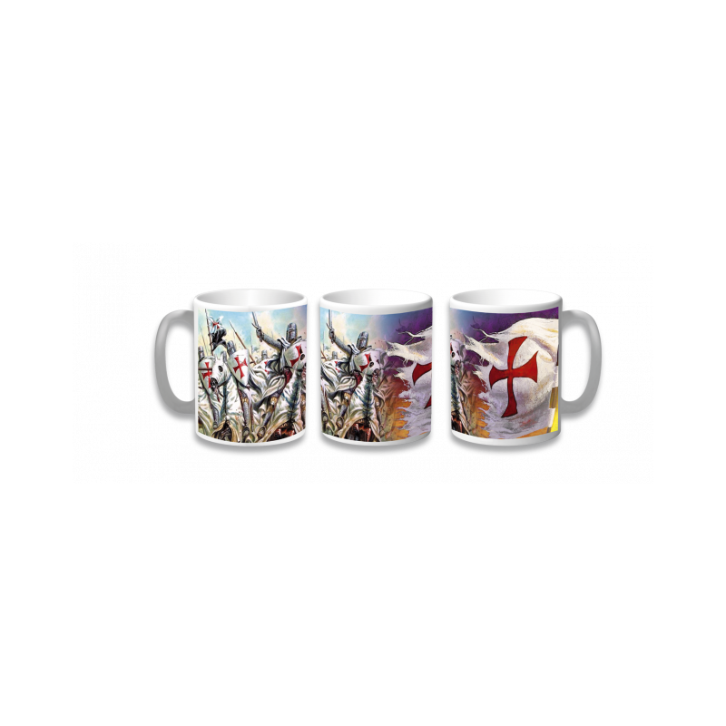 Caneca de cerâmica templária