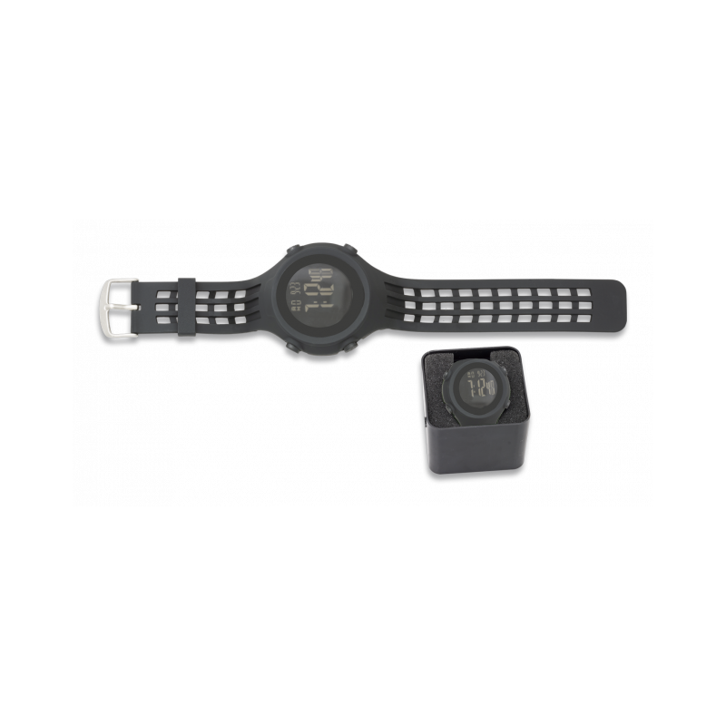 Orologio tattico digitale nero. Schermo NG