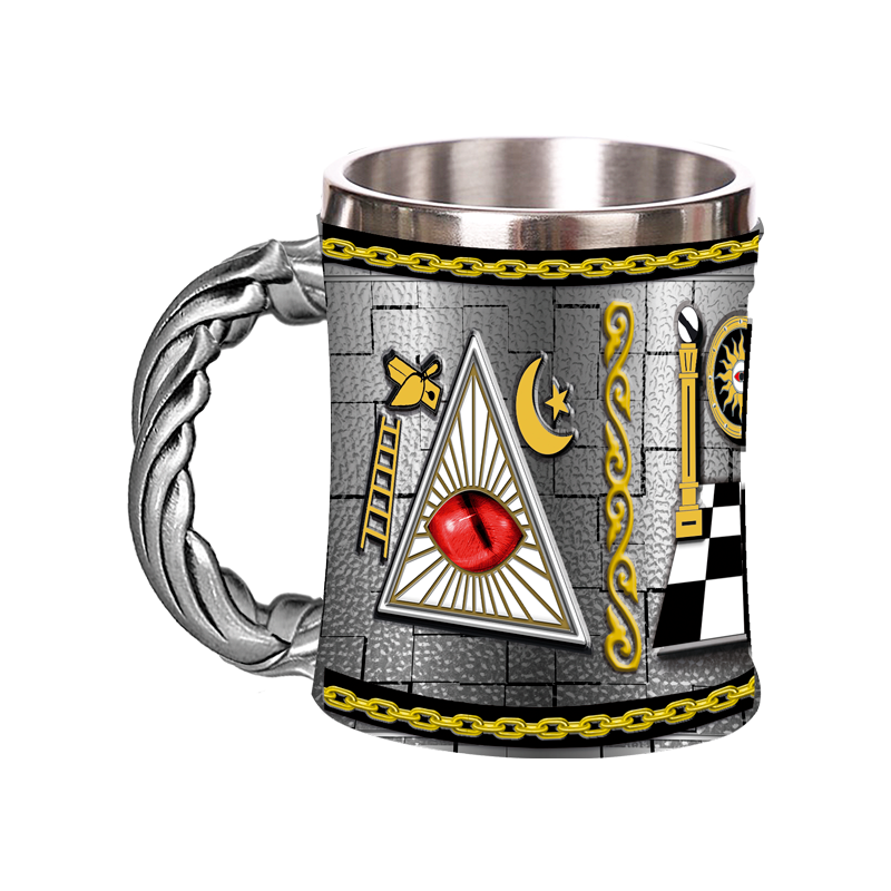 Taza resina Masones