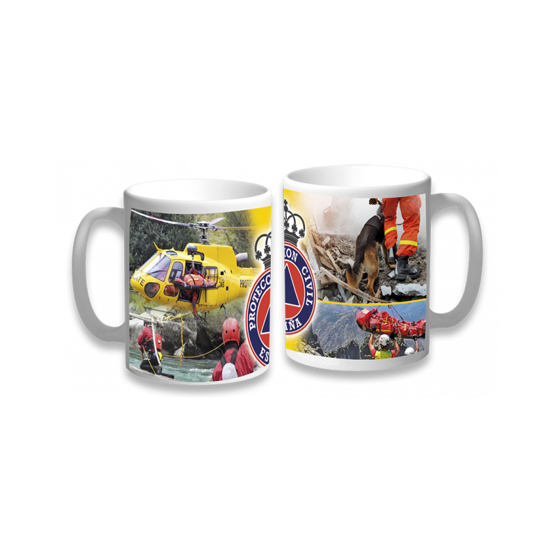 Mug en céramique de la protection civile