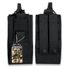 funda walkie talkie Barbaric negra Molle