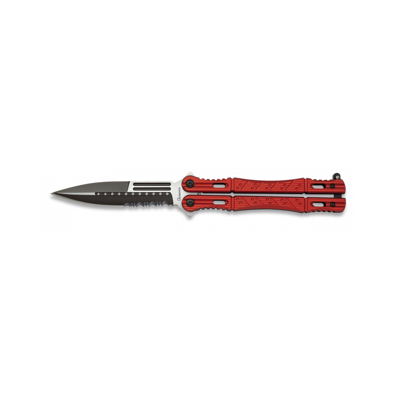 Pocket knife butterfly Red