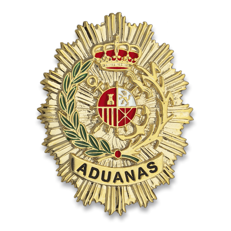 Chapa cartera ADUANAS