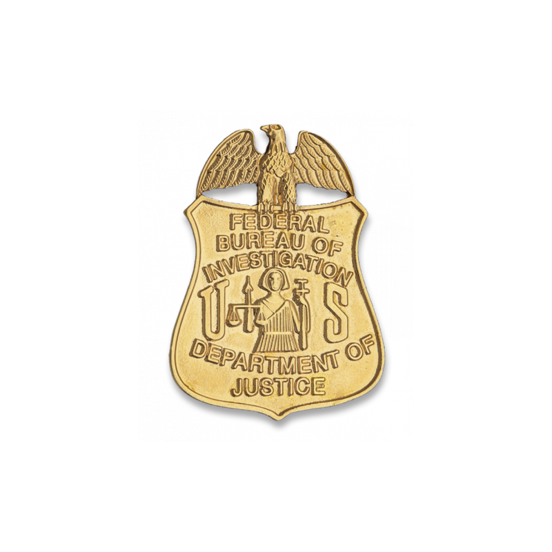 Badge for wallet FBI