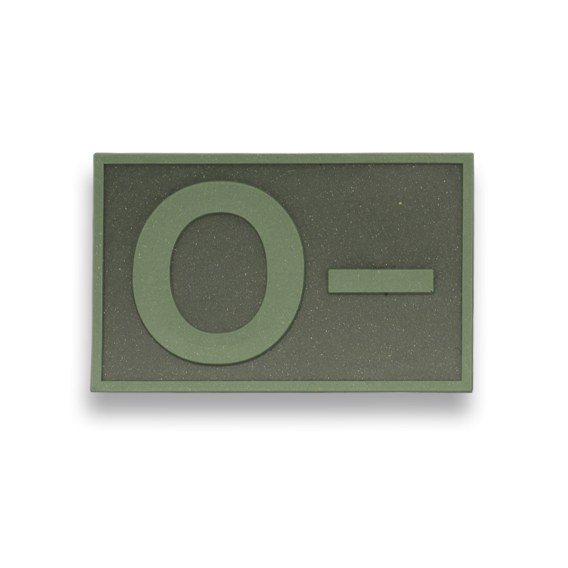 Toppa in gomma (0-) Verde. (5,4 x 3,4 cm)