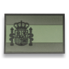 Parche goma ESPAÑA Verde. (5.4 x 3.4cm)