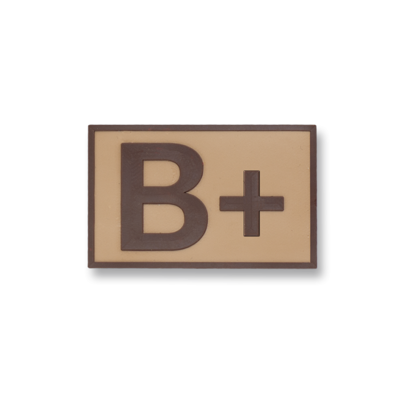 Patch de borracha tática (B+) TAN.