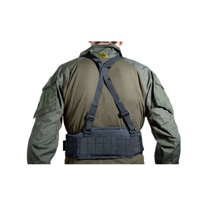 Cintura Mollé con spalline nera