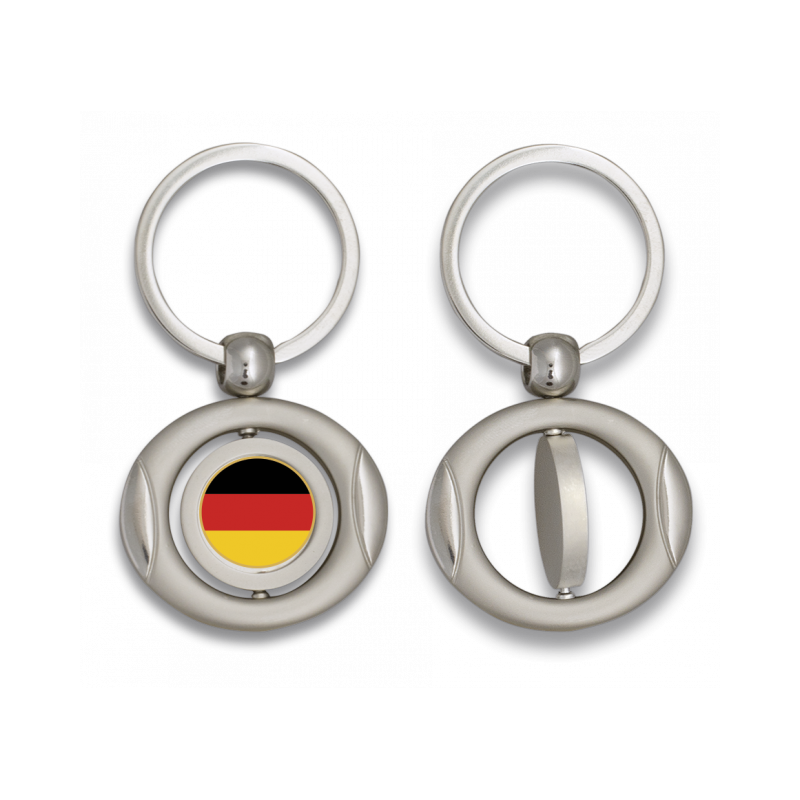 Key ring Oval and rotatory