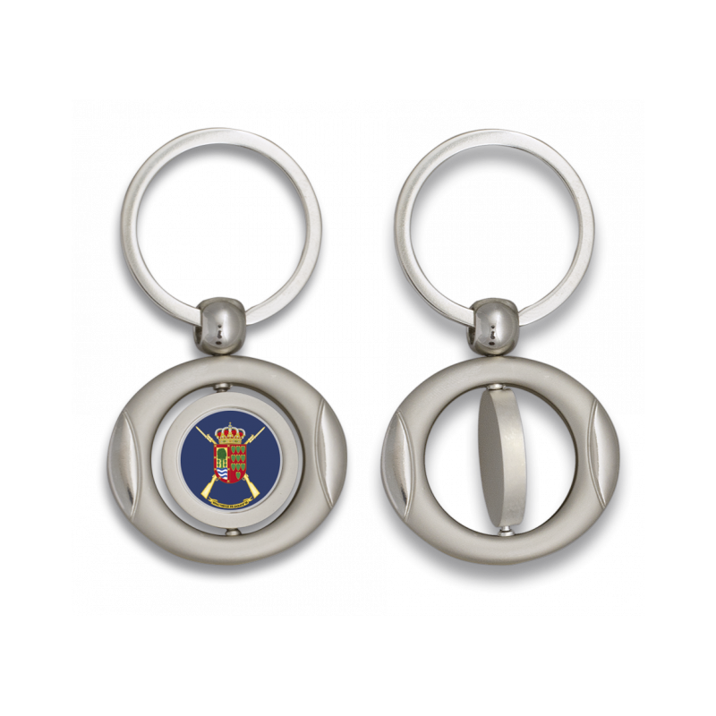Key ring Oval and rotatory