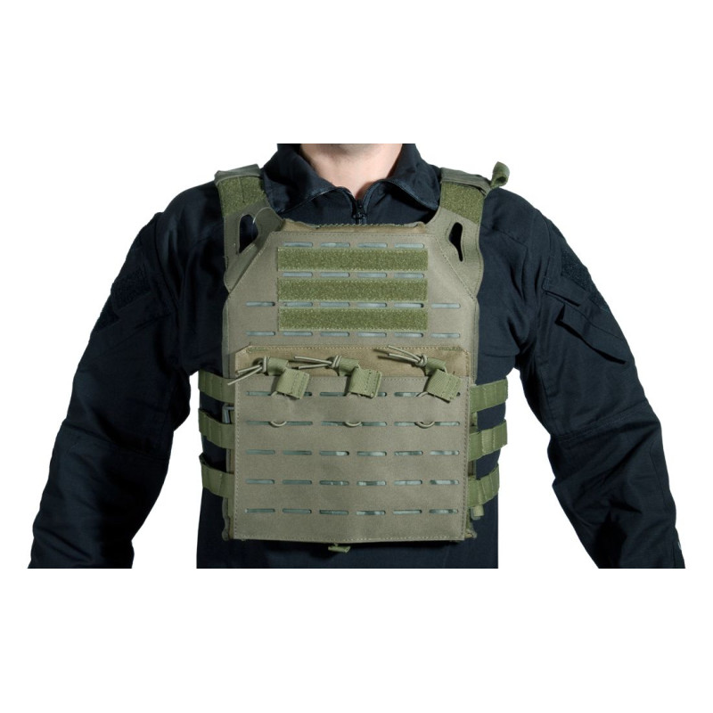Chaleco Plate Carrier Corte Láser Od V18 + 2 Placas De Protección Dummy