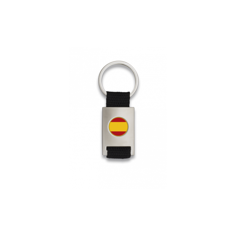 Key ring Rectangular and chromed