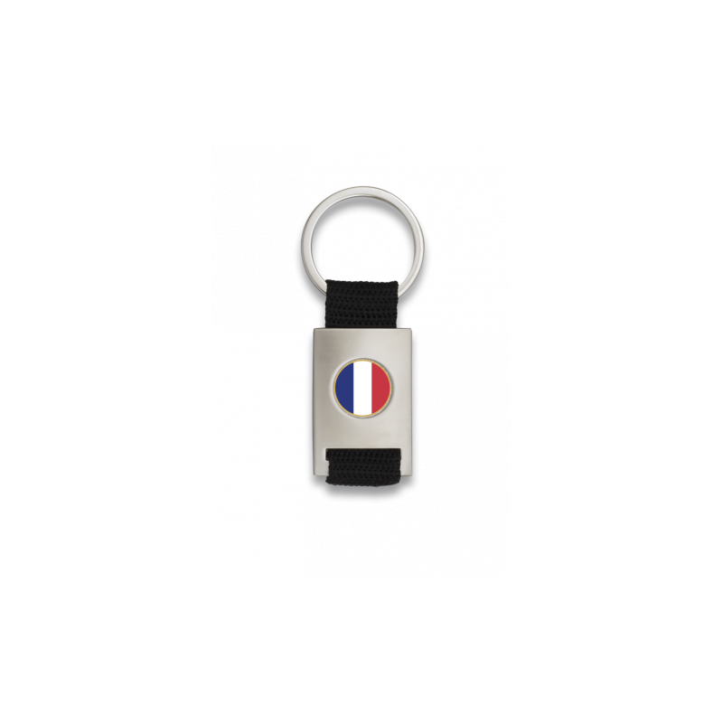 Key ring Rectangular and chromed