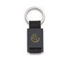 Llavero rectangulo negro + cinta negra