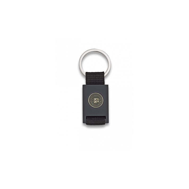 Key ring Rectangular and black