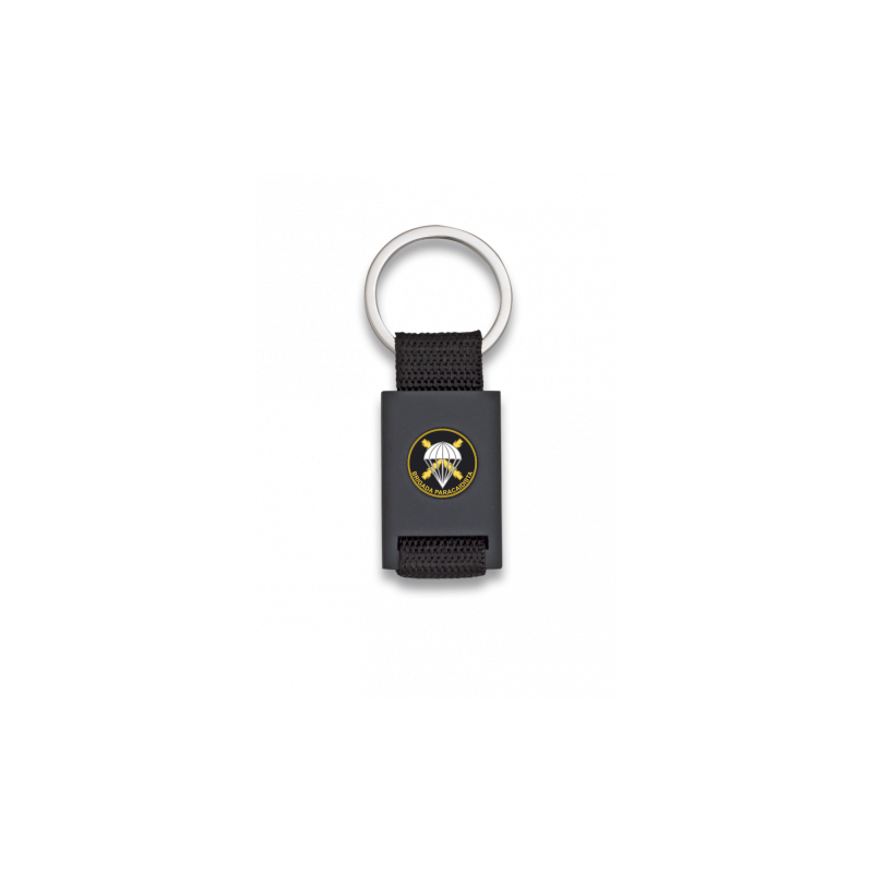 Key ring Rectangular and black