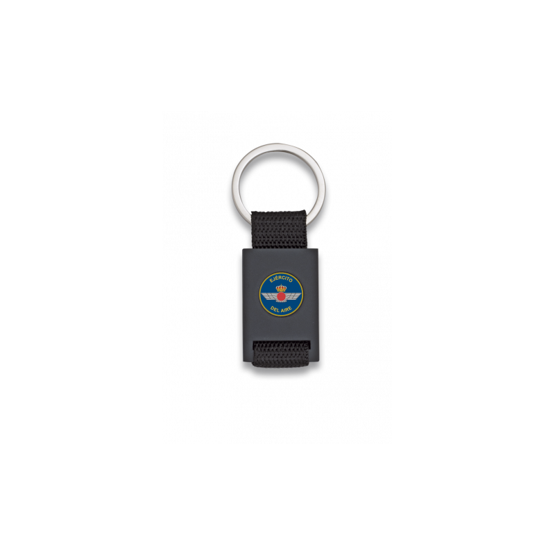 Key ring Rectangular and black