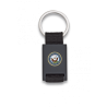 Llavero rectangulo negro + cinta negra