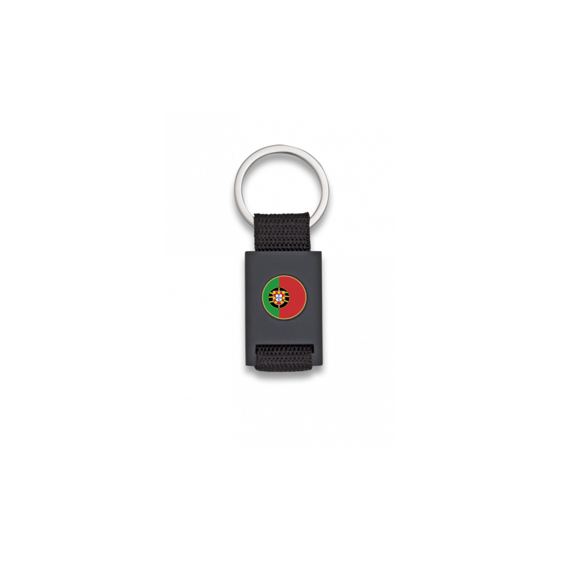 Key ring Rectangular and black
