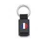 Llavero rectangulo negro + cinta negra