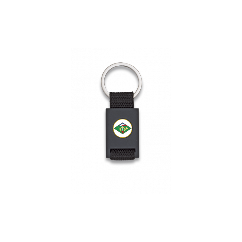 Key ring Rectangular and black
