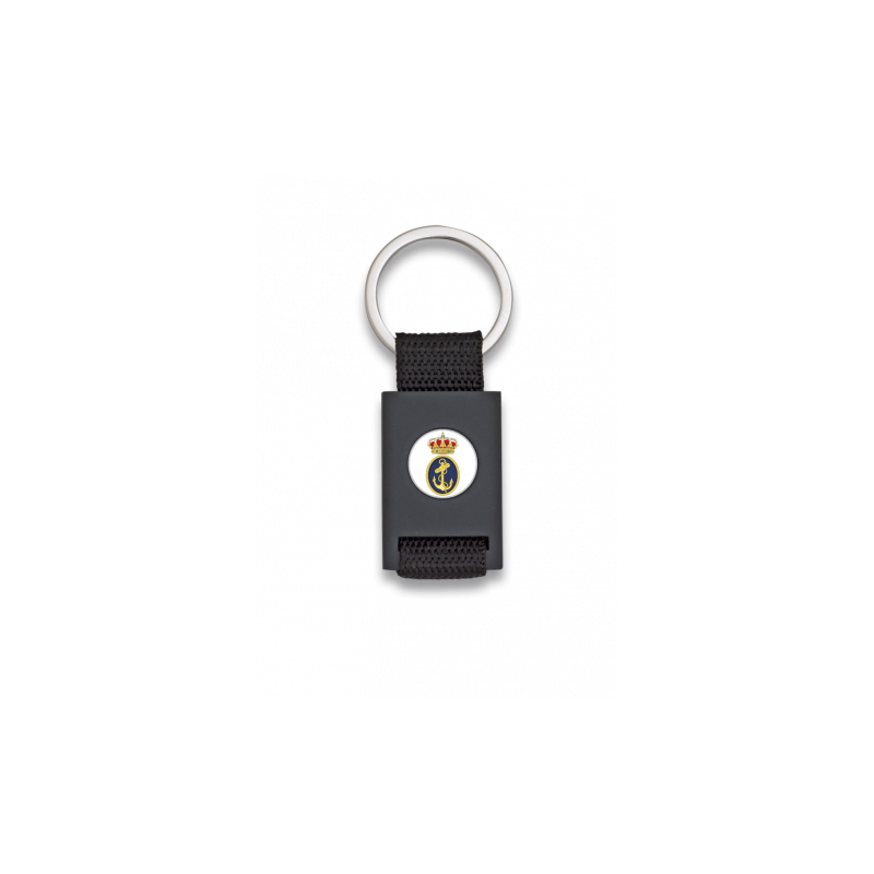 Key ring rectangular and black
